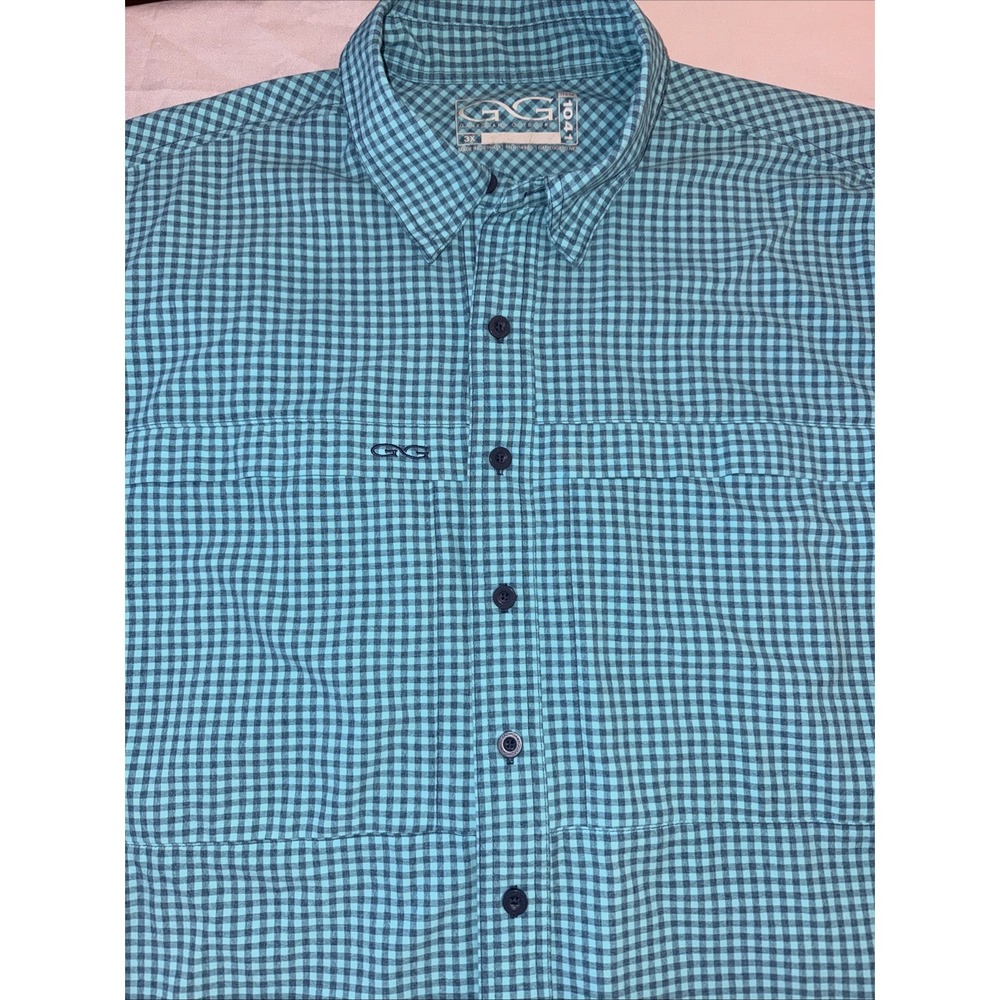 GameGuard Shirt Mens 3XL Vented Short Sleeve Performance Fishing Outdoor 1041